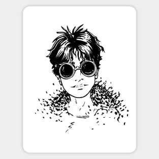 90s/ Glam Portrait Sticker